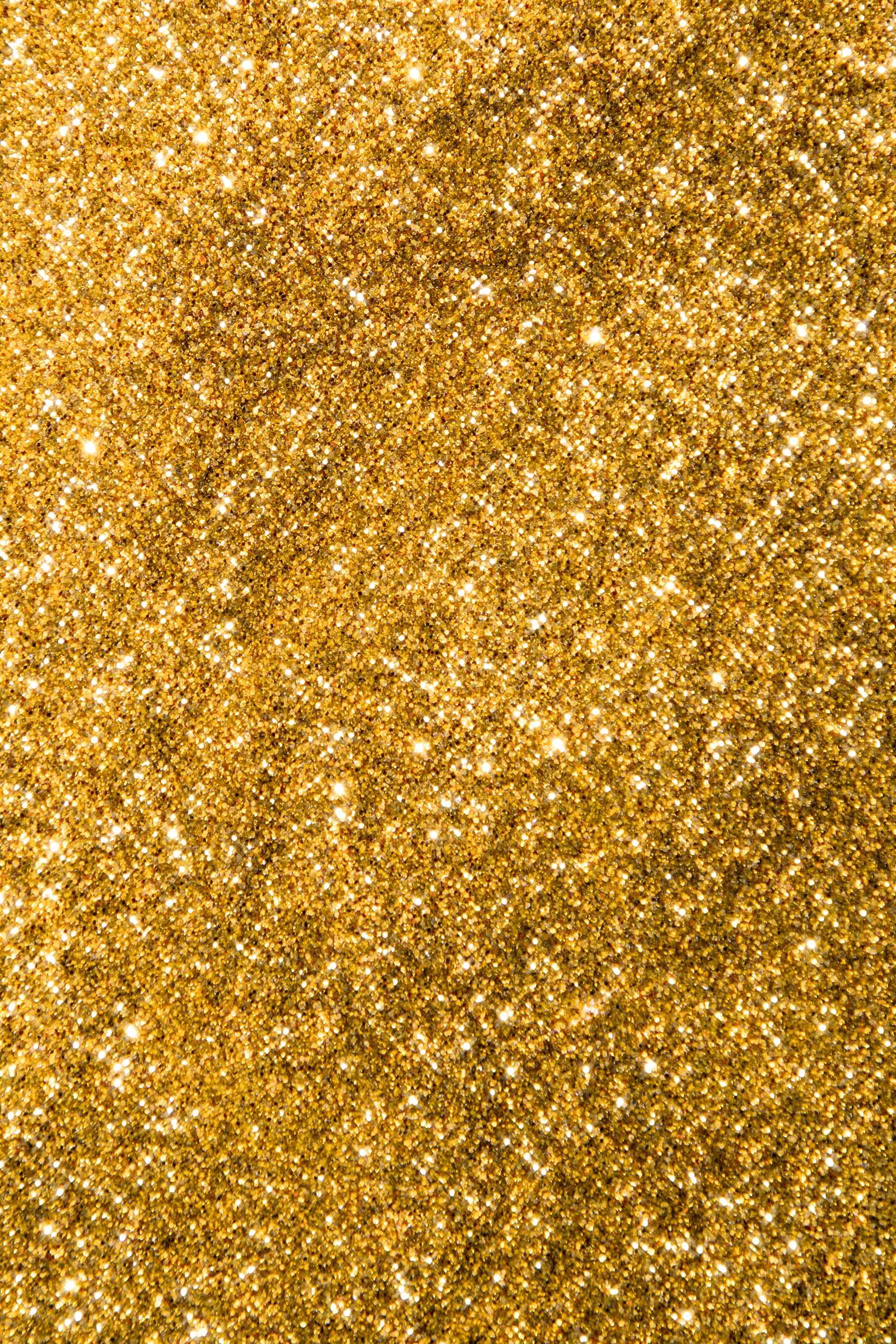 Golden Glittered Background 